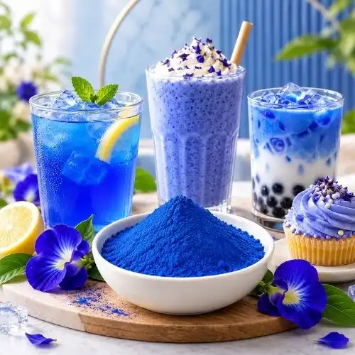 Gardenia Blue Powder as a Natural Blue Color for Modern Beverages
